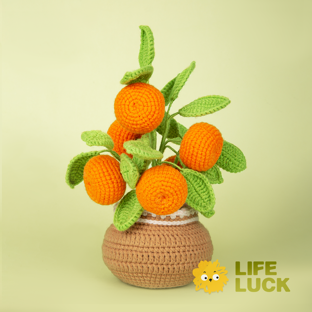 Crochet Kit For Beginners - Orange