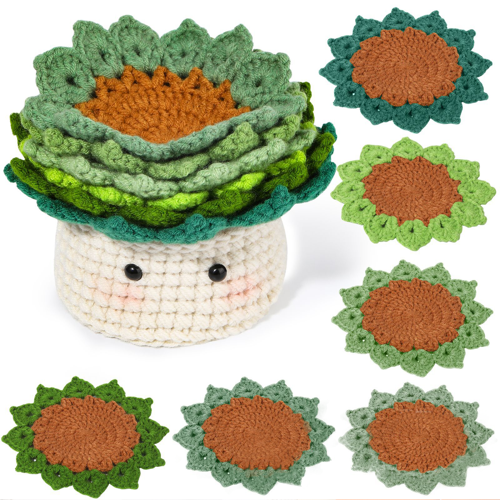 Coaster Crochet Kit For Beginners - Coaster