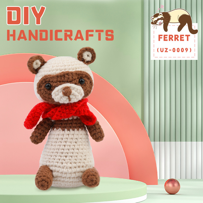 Crochet Kit For Beginners - Ferret