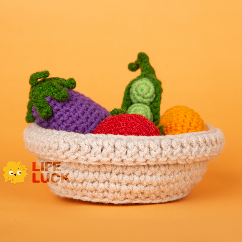 Vegetable Pendant 5Pcs Crochet Kit